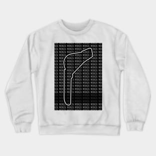 Monza - F1 Circuit - Black and White Crewneck Sweatshirt